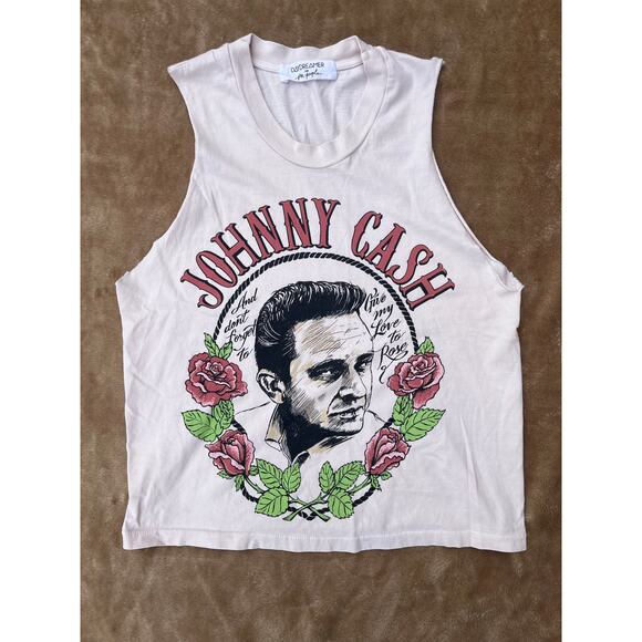 Daydreamer For Free People Johnny Cash Tank Women’s Size Small/Medium - Picture 1 of 5